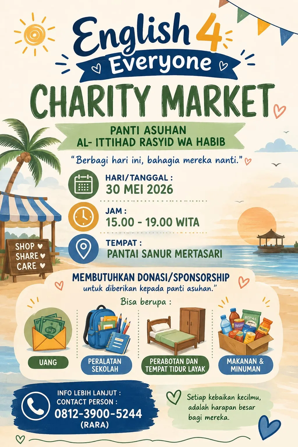 English4Everyone Charity Market