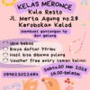 PEKAN PEKEN COMMUNITY MARKET & KELAS MERONCE MANIKA