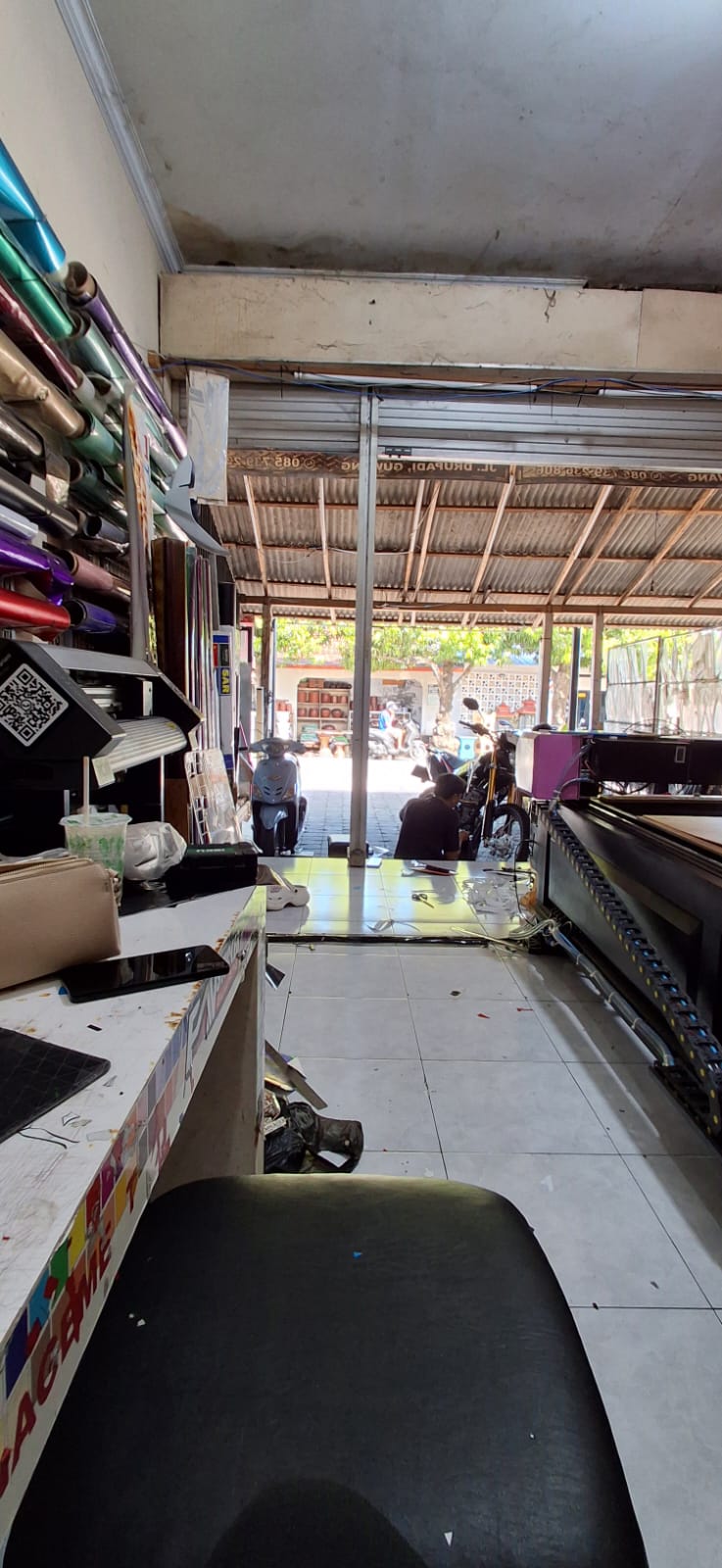 Fan sticker dan laser guwang